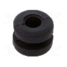 Manşon pentru cabluri, panou max. 1,6mm, elastomer termoplastic TPE, ESSENTRA - 10009857