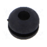 Manşon pentru cabluri, panou max. 1,6mm, elastomer termoplastic TPE, ESSENTRA - 10089514