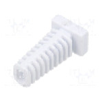 Manşon pentru cabluri, panou max. 2,2mm, {{Material}}, FIX&FASTEN - FIX-5.5X2.8X25-WH