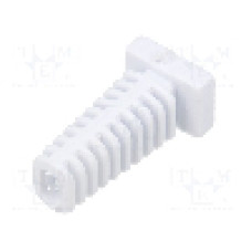 Manşon pentru cabluri, panou max. 2,2mm, {{Material}}, FIX&FASTEN - FIX-5.5X2.8X25-WH