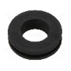 Manşon pentru cabluri, panou max. 2,4mm, elastomer termoplastic TPE, ESSENTRA - 10009840