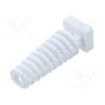 Manşon pentru cabluri, panou max. 2,5mm, {{Material}}, FIX&FASTEN - FIX-3.5X25-WH