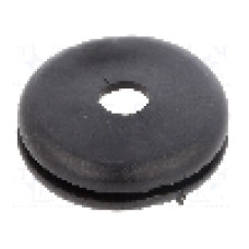 Manşon pentru cabluri, panou max. 2mm, {{Material}}, HELLERMANNTYTON - 633-04020