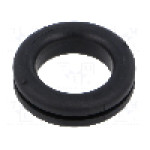 Manşon pentru cabluri, panou max. 2mm, PVC, ESSENTRA - 10118184