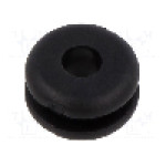 Manşon pentru cabluri, panou max. 2mm, PVC, ESSENTRA - 10284056