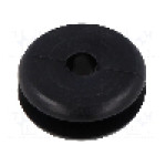 Manşon pentru cabluri, panou max. 3,2mm, PVC, ESSENTRA - 10090480