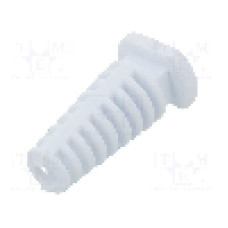 Manşon pentru cabluri, panou max. 3,5mm, {{Material}}, FIX&FASTEN - FIX-4.5X25-WH