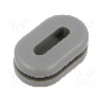 Manşon pentru cabluri, panou max. 3mm, {{Material}}, HELLERMANNTYTON - 633-06068