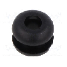 Manşon pentru cabluri, panou max. 3mm, PVC, ESSENTRA - 10082324