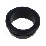 Manşon pentru cabluri, panou max. 3mm, PVC, ESSENTRA - 10091166