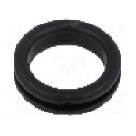 Manşon pentru cabluri, panou max. 3mm, PVC, ESSENTRA - 10118191