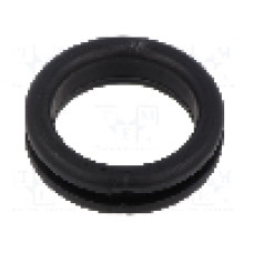 Manşon pentru cabluri, panou max. 3mm, PVC, ESSENTRA - 10118191