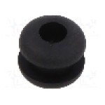 Manşon pentru cabluri, panou max. 3mm, elastomer termoplastic TPE, ESSENTRA - 10089552