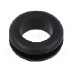 Manşon pentru cabluri, panou max. 4mm, PVC, ESSENTRA - 10284377