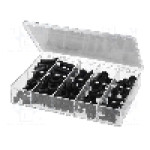Presgarnituri şi manşoane - kit pentru cabluri, panou {{Grosime panou}}, PVC, HELLERMANNTYTON - 639-60000