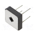 Punte redresoare, 15A, 0,8kV, capsula MBR-25W, DC COMPONENTS - GBPC1508W