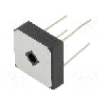 Punte redresoare, 35A, 50V, capsula MBR-25W, DC COMPONENTS - GBPC35005W