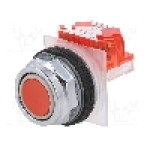 Intrerupator acţionat prin apasare, 1 pozitii, 30mm, seria 9001K, SCHNEIDER ELECTRIC - 9001KR1RH6 Intrerupator acţionat prin apasare, 1 pozitii, 30mm, seria 9001K, SCHNEIDER ELECTRIC - 9001KR1RH6