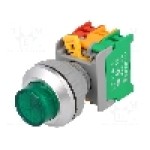 Intrerupator acţionat prin apasare, 1 pozitii, 30mm, seria LBL30, AUSPICIOUS - LXL30-1O/C G, W/O LAMP Intrerupator acţionat prin apasare, 1 pozitii, 30mm, seria LBL30, AUSPICIOUS - LXL30-1O/C G, W/O LAMP