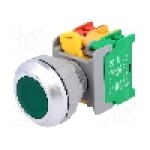 Intrerupator acţionat prin apasare, 1 pozitii, 30mm, seria LXB30, AUSPICIOUS - LXB30-1O/C G, W/O LAMP Intrerupator acţionat prin apasare, 1 pozitii, 30mm, seria LXB30, AUSPICIOUS - LXB30-1O/C G, W/O LAMP