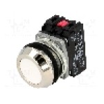 Intrerupator acţionat prin apasare, 1 pozitii, 30mm, seria NEF30, PROMET - NEF30-KBXY