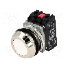 Intrerupator acţionat prin apasare, 1 pozitii, 30mm, seria NEF30, PROMET - NEF30-KBXY Intrerupator acţionat prin apasare, 1 pozitii, 30mm, seria NEF30, PROMET - NEF30-KBXY