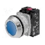 Intrerupator acţionat prin apasare, 1 pozitii, 30mm, seria NEF30, PROMET - NEF30-KNXY Intrerupator acţionat prin apasare, 1 pozitii, 30mm, seria NEF30, PROMET - NEF30-KNXY