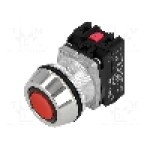 Intrerupator acţionat prin apasare, 1 pozitii, 30mm, seria NEF30, PROMET - NEF30-UKCXY Intrerupator acţionat prin apasare, 1 pozitii, 30mm, seria NEF30, PROMET - NEF30-UKCXY