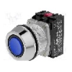 Intrerupator acţionat prin apasare, 1 pozitii, 30mm, seria NEF30, PROMET - NEF30-UKNXY Intrerupator acţionat prin apasare, 1 pozitii, 30mm, seria NEF30, PROMET - NEF30-UKNXY