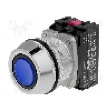 Intrerupator acţionat prin apasare, 1 pozitii, 30mm, seria NEF30, PROMET - NEF30-UKNXY