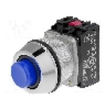 Intrerupator acţionat prin apasare, 1 pozitii, 30mm, seria NEF30, PROMET - NEF30-UWNXY