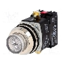 Intrerupator acţionat prin apasare, 1 pozitii, 30mm, seria NEF30, PROMET - NEF30-WLBXY-24VDC Intrerupator acţionat prin apasare, 1 pozitii, 30mm, seria NEF30, PROMET - NEF30-WLBXY-24VDC