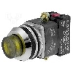 Intrerupator acţionat prin apasare, 1 pozitii, 30mm, seria NEF30, PROMET - NEF30-WLGXY-230VAC Intrerupator acţionat prin apasare, 1 pozitii, 30mm, seria NEF30, PROMET - NEF30-WLGXY-230VAC