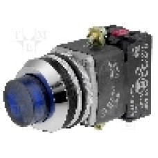 Intrerupator acţionat prin apasare, 1 pozitii, 30mm, seria NEF30, PROMET - NEF30-WLNXY-24VDC