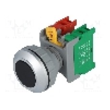 Intrerupator acţionat prin apasare, 1 pozitii, 30mm, seria XB30, AUSPICIOUS - XB30-1O/C BK