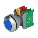 Intrerupator acţionat prin apasare, 1 pozitii, 30mm, seria XB30, AUSPICIOUS - XB30-1O/C BL Intrerupator acţionat prin apasare, 1 pozitii, 30mm, seria XB30, AUSPICIOUS - XB30-1O/C BL