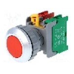Intrerupator acţionat prin apasare, 1 pozitii, 30mm, seria XB30, AUSPICIOUS - XB30-1O/C R Intrerupator acţionat prin apasare, 1 pozitii, 30mm, seria XB30, AUSPICIOUS - XB30-1O/C R