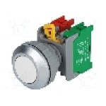 Intrerupator acţionat prin apasare, 1 pozitii, 30mm, seria XB30, AUSPICIOUS - XB30-1O/C W Intrerupator acţionat prin apasare, 1 pozitii, 30mm, seria XB30, AUSPICIOUS - XB30-1O/C W