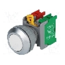 Intrerupator acţionat prin apasare, 1 pozitii, 30mm, seria XB30, AUSPICIOUS - XB30-1O/C W