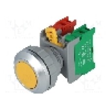 Intrerupator acţionat prin apasare, 1 pozitii, 30mm, seria XB30, AUSPICIOUS - XB30-1O/C Y