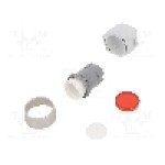 Intrerupator acţionat prin apasare, 22mm, seria 04, IP65, EAO - 704.032.2