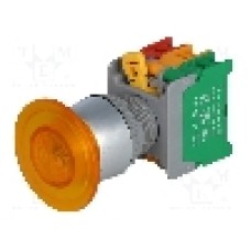 Intrerupator acţionat prin apasare, 22mm, seria EBL22, IP65, AUSPICIOUS - EBL22-1O/C Y, W/O LAMP