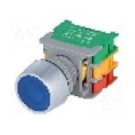 Intrerupator acţionat prin apasare, 22mm, seria LBF22, IP65, AUSPICIOUS - LBF22-1O/C BL, W/O LAMP Intrerupator acţionat prin apasare, 22mm, seria LBF22, IP65, AUSPICIOUS - LBF22-1O/C BL, W/O LAMP