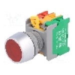 Intrerupator acţionat prin apasare, 22mm, seria LBF22, IP65, AUSPICIOUS - LBF22-1O/C R, W/O LAMP Intrerupator acţionat prin apasare, 22mm, seria LBF22, IP65, AUSPICIOUS - LBF22-1O/C R, W/O LAMP