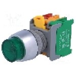 Intrerupator acţionat prin apasare, 22mm, seria LBL22, IP65, AUSPICIOUS - LBL22-1O/C G, W/O LAMP Intrerupator acţionat prin apasare, 22mm, seria LBL22, IP65, AUSPICIOUS - LBL22-1O/C G, W/O LAMP