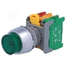Intrerupator acţionat prin apasare, 22mm, seria LBL22, IP65, AUSPICIOUS - LBL22-1O/C G, W/O LAMP Intrerupator acţionat prin apasare, 22mm, seria LBL22, IP65, AUSPICIOUS - LBL22-1O/C G, W/O LAMP