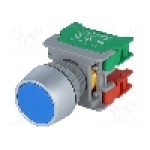 Intrerupator acţionat prin apasare, 22mm, seria PBF22, IP65, AUSPICIOUS - PBF22-1O/C BL Intrerupator acţionat prin apasare, 22mm, seria PBF22, IP65, AUSPICIOUS - PBF22-1O/C BL