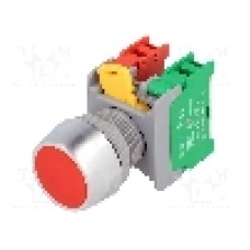 Intrerupator acţionat prin apasare, 22mm, seria PBF22, IP65, AUSPICIOUS - PBF22-1O/C R Intrerupator acţionat prin apasare, 22mm, seria PBF22, IP65, AUSPICIOUS - PBF22-1O/C R