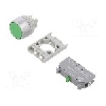 Intrerupator acţionat prin apasare, 22mm, seria SP22, IP65, SPAMEL - SP22-KZ-10 Intrerupator acţionat prin apasare, 22mm, seria SP22, IP65, SPAMEL - SP22-KZ-10
