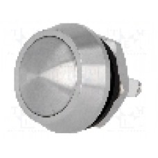 Intrerupator anti-vandalism, OFF-(ON), Ø12mm, ONPOW, GQ12B-10/S